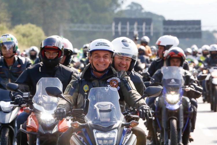Apoiadores do presidente falaram em 1,3 milhão de motos no evento | Foto: Alan Santos/PR - Foto: Alan Santos/PR Apoiadores do presidente falaram em 1,3 milhão de motos no evento | Foto: Alan Santos/PR - Foto: Alan Santos/PR