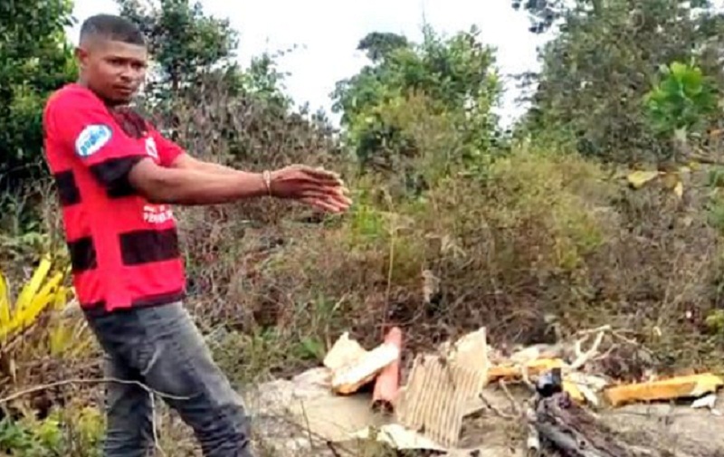 Vídeo: Homem leva polícia ao local onde enterrou o corpo da companheira