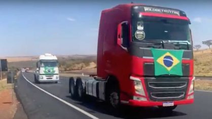 Caminhoneiros processam Bolsonaro e seus apoiadores por atos no 7 de Setembro