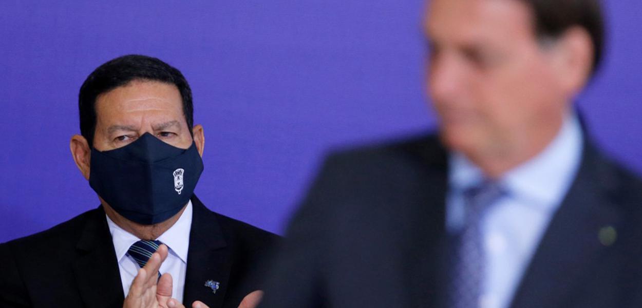 Mourão e Bolsonaro