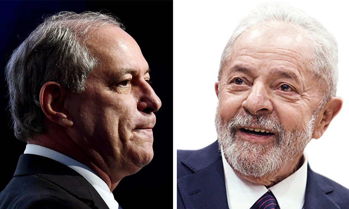 Ciro Gomes e Lula. Fotos: Evaristo Sá/AFP e Filippo Monteforte/AFP