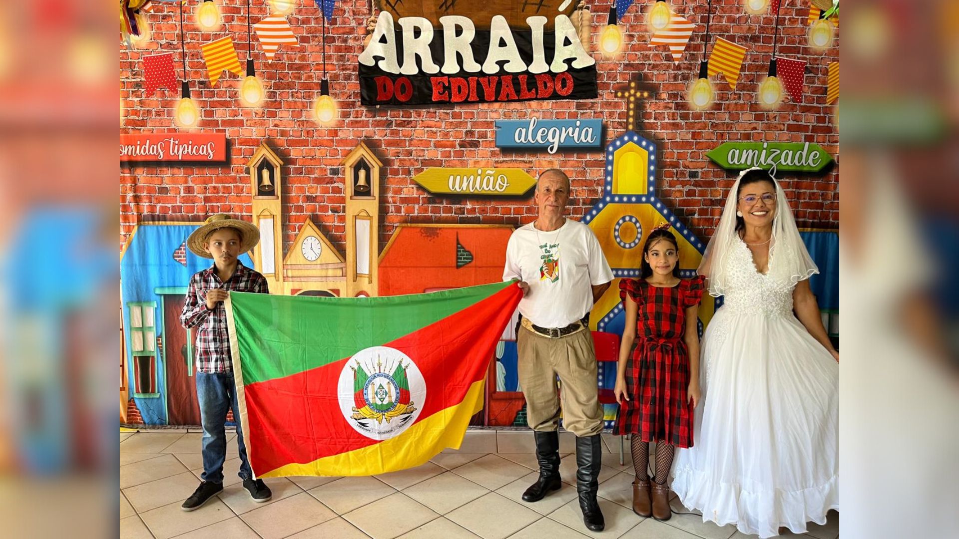 “Arraiá do Edvaldo” homenageia cultura gaúcha e conscientiza sobre catástrofe natural no Rio Grande do Sul