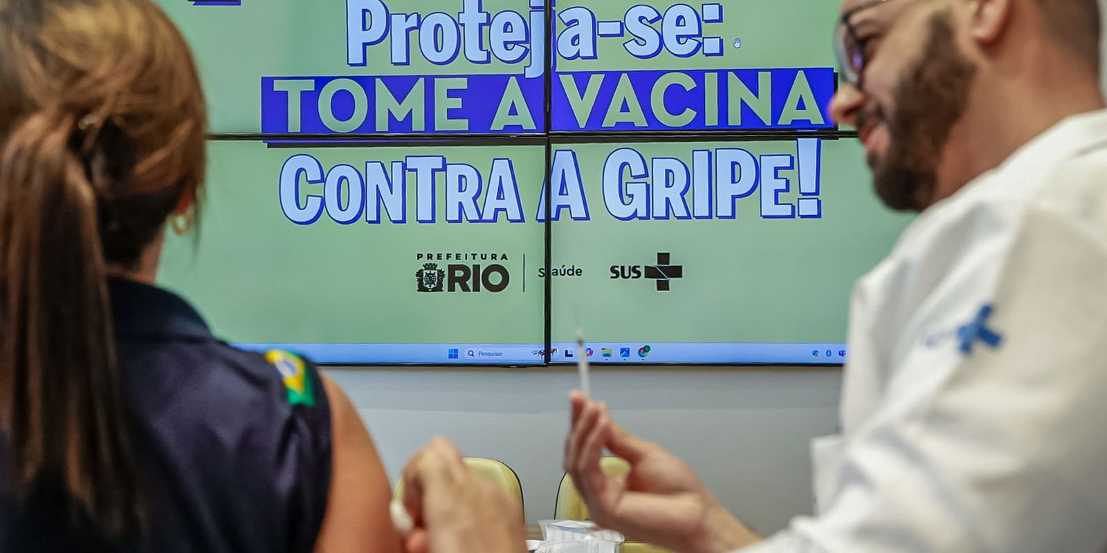 Rio começa campanha contra a gripe