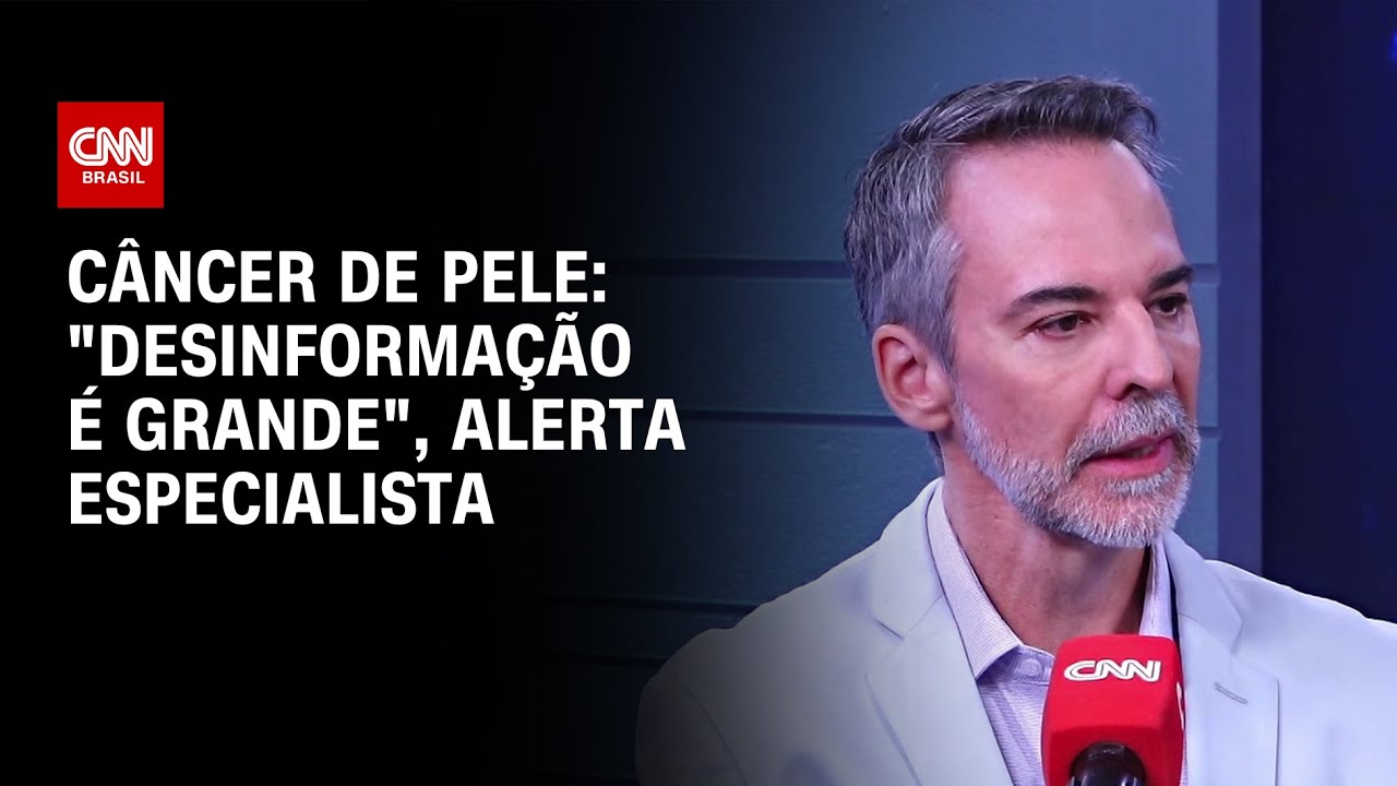 “Desinformação é grande”, diz especialista a Kalil sobre câncer de pele