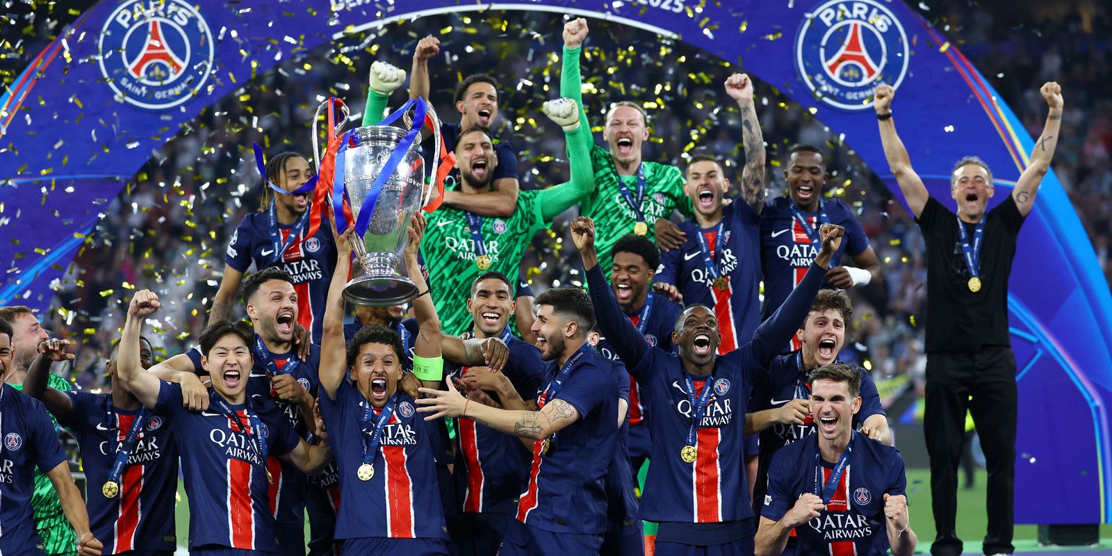 Volta por cima e título inédito: PSG é o novo dono do futebol europeu
