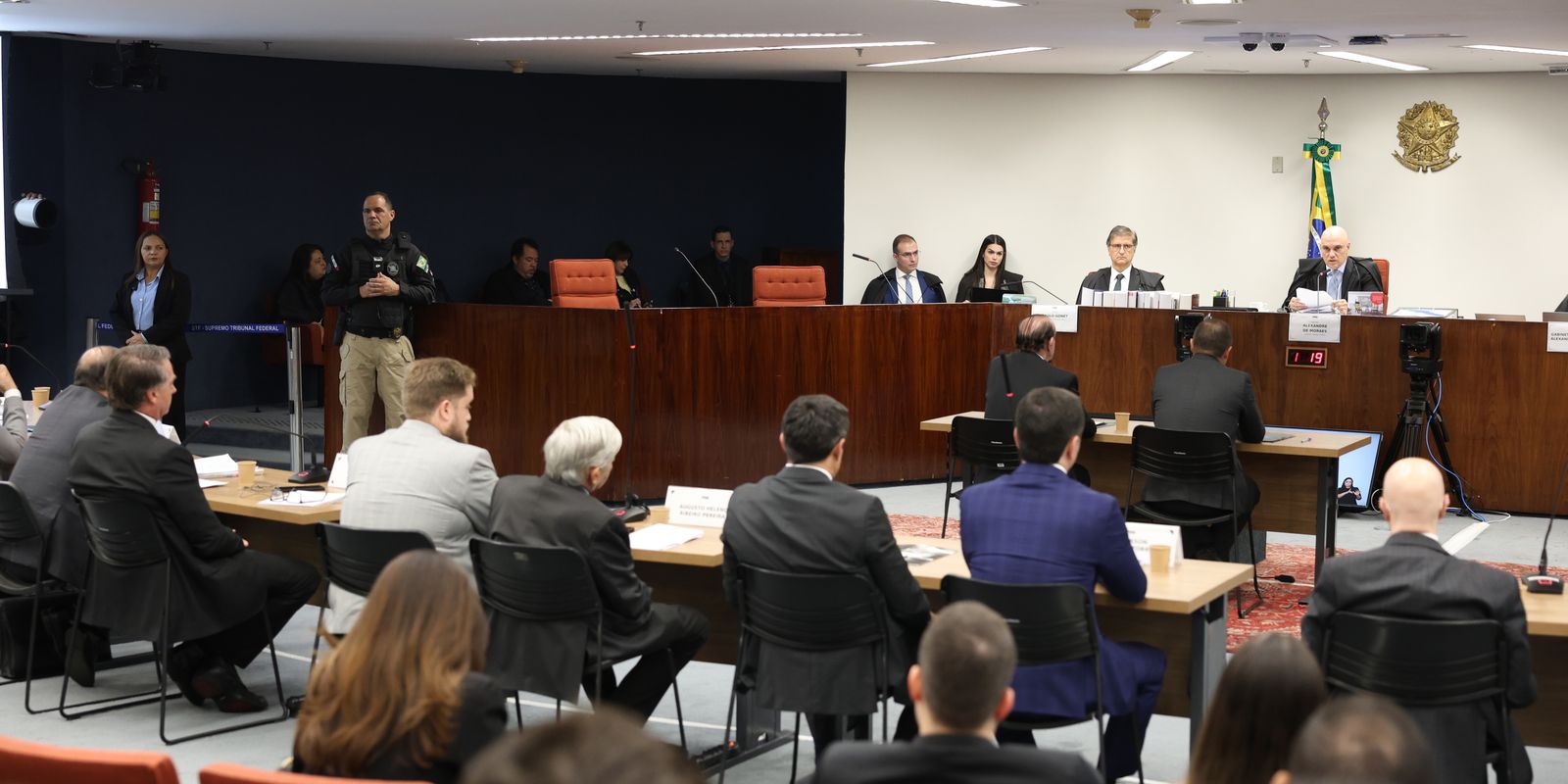 STF encerra primeiro dia de interrogatório dos réus da trama golpista