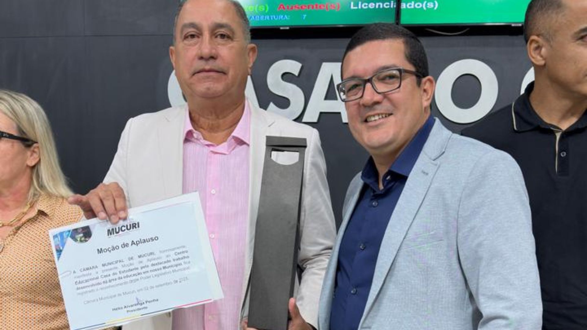 Vereador Dema presta homenagem à Casa do Estudante com Moção de Aplauso aprovada por unanimidade