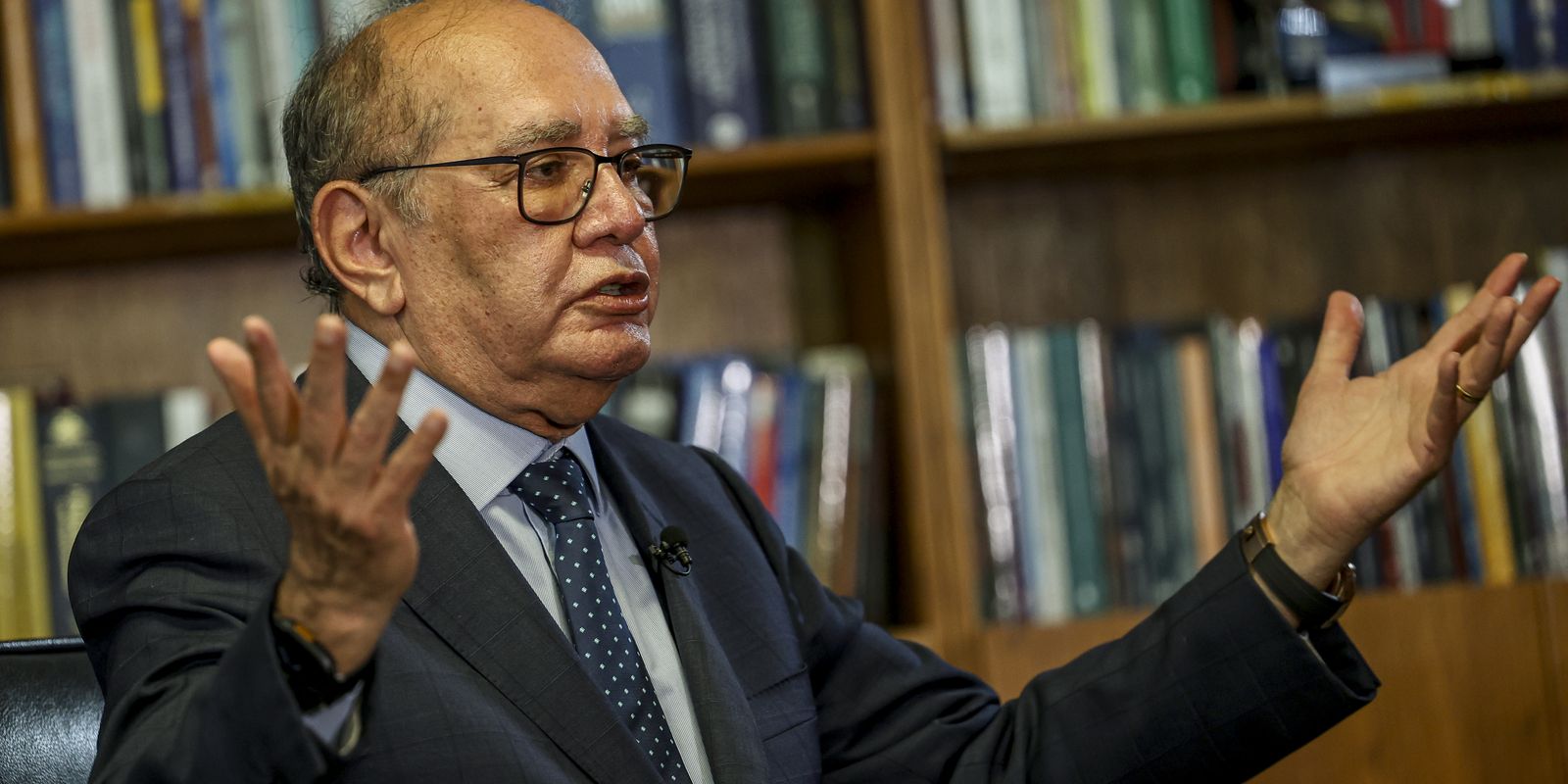 Não há “ditadura da toga” no Brasil, afirma Gilmar Mendes