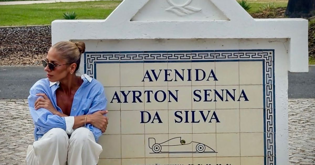 Adriane Galisteu comemora série sobre romance com Ayrton Senna