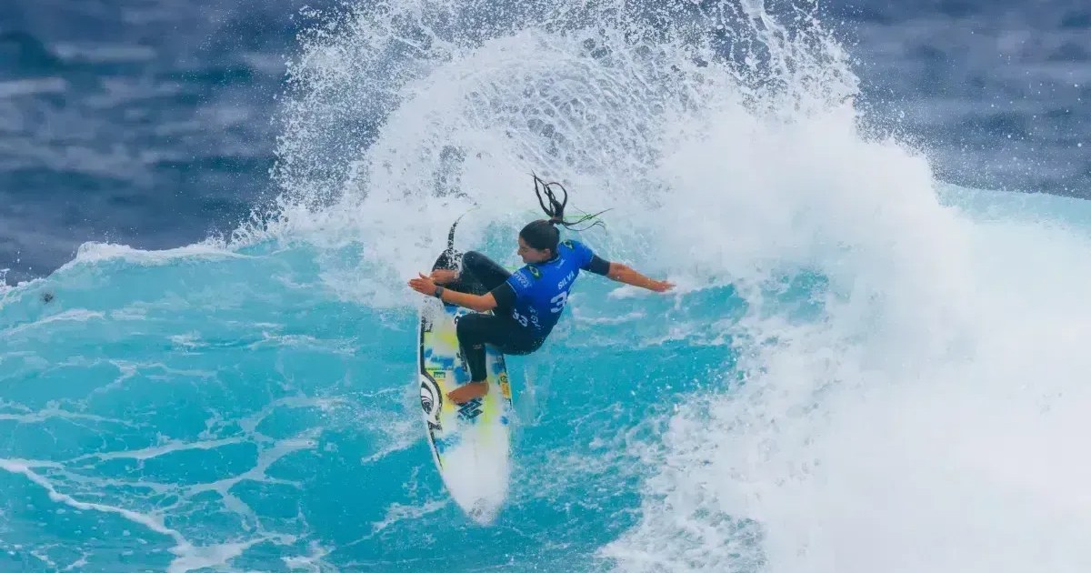 Luana Silva perde na última onda e fica com segundo lugar em Margaret River