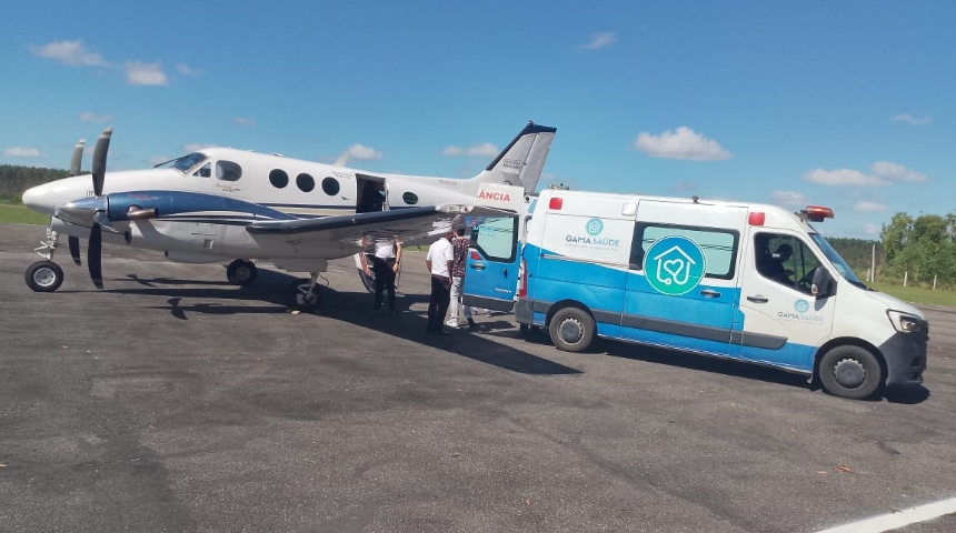 Saúde: Prefeitura de Mucuri mobiliza Governo da Bahia e fazem transferência aérea urgente de recém-nascida
