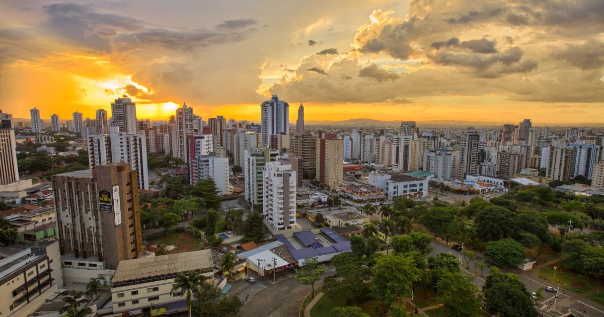 Goiânia tem semana com céu aberto, sem chuvas e máximas de 37ºC