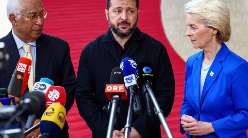 Líderes da UE reafirmam apoio a Zelensky em meio a briga com Trump e Musk